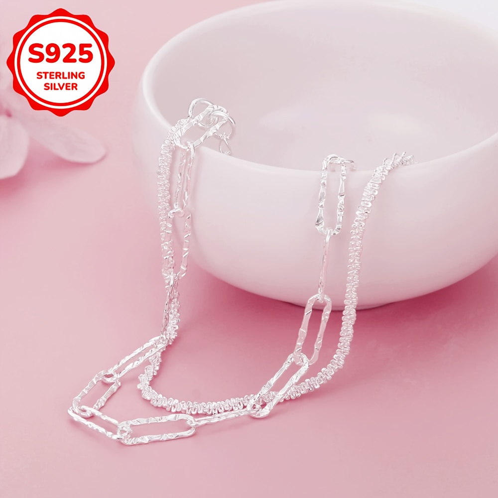 925 Silver Double Layered Starry Sky Bracelet